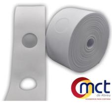 Entretela TNT P/ Cortina C/Furo 10cm (28mm) - Diversas Medidas