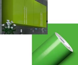 Envelopamento adesivo vinil moveis 3Mx50cm Verde Abacate