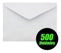 Envelope 10x15 Carta Branco Correio Liso Cm 500 Und - Foroni