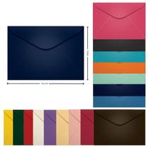 Envelope 114x162 Carta Azul Escuro Porto Seguro 100 Unidad