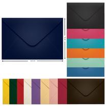 Envelope 160x235 Convite Azul Escuro Porto Seguro 100 Unid