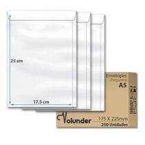 Envelope 176 x 250 mm Saco Kraft SOF 25 Branco 250 Unidades