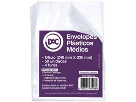 Envelope A4 Médio DAC - 5078-50 Transparente 50 Unidades