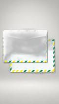 Envelope Aéreo 114x162mm Verde/Amarelo 100 Unidades Envelope Aéreo 114x162mm Verde/Amarelo 100 Unidades