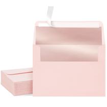 Envelope BEST PAPER GREETINGS, ouro rosa, A7, 13x18 cm, rosa, pacote com 50 Envelope BEST PAPER GREETINGS, ouro rosa, A7, 13x18 cm, rosa, pacote com 50