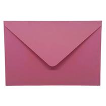 Envelope Bico Color Plus Rosa Claro 180g 10,5x15,5 Cm 25 Un