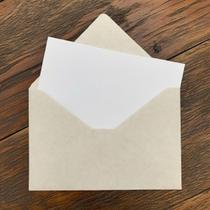 Envelope Bico Reciclado 10,5x15,50 Cm Convite 50 Unidades Envelope Bico Reciclado 10,5x15,50 Cm Convite 50 Unidades