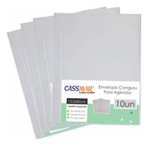 Envelope Canguru Cristal para Agenda 13,5cmx20cm Cassmar 10 Un Envelope Canguru Cristal para Agenda 13,5cmx20cm Cassmar 10 Un