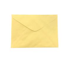 Envelope Carta 114x160 Amarelo pacote com 50 unidades Envelope Carta 114x160 Amarelo pacote com 50 unidades