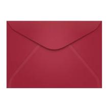 Envelope Carta 114x162 com 100 Vermelho Vinho Pequim Scrity