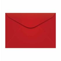 Envelope carta 114x162mm 80g vermelho toquio / 100un / scrity