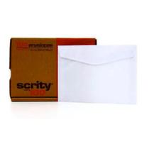 Envelope Carta Branco 114x162mm Cx c/100 und Scrity