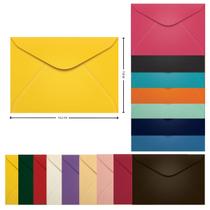 Envelope Carta Colorido 11,4 x 16,2 cm Scrity 100 Unidades Envelope Carta Colorido 11,4 x 16,2 cm Scrity 100 Unidades