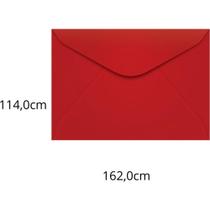 Envelope Carta Colorido 114X162 Vermelho Toquio 80G
