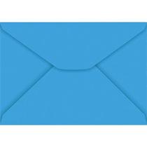 Envelope Carta Colorido 114X162Mm Azul Royal 80G