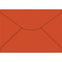 Envelope carta colorido 114x162mm vermelho 85g foroni