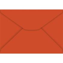 Envelope carta colorido 114x162mm vermelho 85g foroni