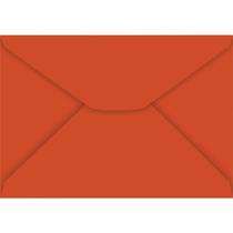 Envelope carta colorido 114x162mm vermelho 85g foroni