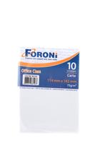 Envelope Carta Foroni Branco 114x162mm com 10 Unidades