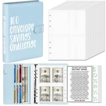 Envelope Challenge Binder Yeriyerr com 100 envelopes rosa PU Envelope Challenge Binder Yeriyerr com 100 envelopes rosa PU