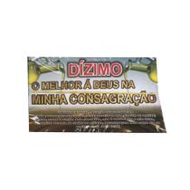 Envelope Colado Consagração dos Dizimistas - 100 Unidades de Papel Offset