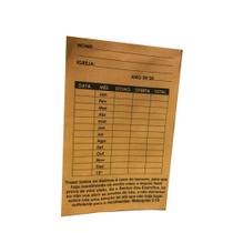 Envelope Colado Dízimo Anual - 100 Unidades