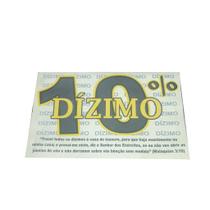 Envelope Colado Dízimo com Pedido de Oração - 100 Unidades de Papel Offset