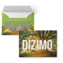 Envelope Colado Dízimo Neutro - 100 Unidades