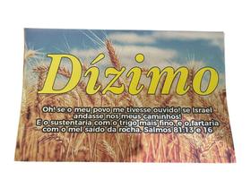 Envelope Colado Dízimo para Igrejas - Trigo - 100 Unidades