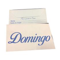 Envelope Colado Domingo Oferta Dízimo Neutro - 100 Unidades