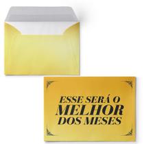 Envelope Colado Esse Será o Melhor dos Meses - 100 Unidades