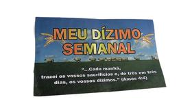 Envelope Colado Meu Dízimo Semanal - 100 Unidades Envelope Colado Meu Dízimo Semanal - 100 Unidades