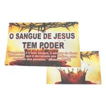 Envelope Colado O Sangue de Jesus Tem Poder - 100 Unidades