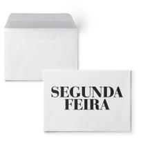Envelope Colado para Oferta de Dízimo - 100 Unidades - Segunda-feira