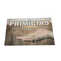 Envelope Colado Primícias Deuteronômio 14:26 - 100 Unidades de Papel Offset
