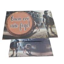 Envelope Colado Quem Crê Não Foge - 100 Unidades