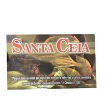Envelope Colado Santa Ceia - 100 Unidades