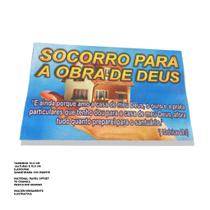 Envelope Colado Socorro para a Obra de Deus 100 Unidades