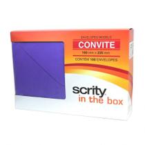Envelope Color Plus Roxo 160x235mm 100 unid Scrity Envelope Color Plus Roxo 160x235mm 100 unid Scrity