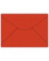 Envelope colorido 72X108mm vermelho unidade