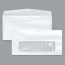 Envelope Com Janela Carta ofício Branco 11,4 X 22,9 Cm Cof048 1000 Unidades Scrity