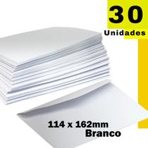 Envelope comercial branco com 30 unidades, lisa, cartas, tradicional, scrity