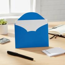Envelope Convite Azul Royal 11,5x8 Cm + Cartão Branco 50 Unidades Envelope Convite Azul Royal 11,5x8 Cm + Cartão Branco 50 Unidades