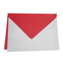 Envelope Convite Casamento Aniversário Vermelho 16x23cm 25 un Envelope Convite Casamento Aniversário Vermelho 16x23cm 25 un