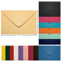 Envelope Convite Colorido 16 x 23,5 cm Scrity 100 Unidades