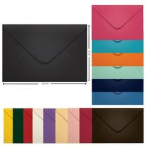 Envelope Convite Colorido 16 x 23,5 cm Scrity 100 Unidades