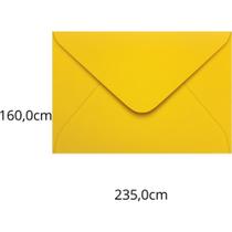 Envelope Convite Colorido 160X235 Amarelo Rio de Janeiro 80G Pacote com 100 Envelope Convite Colorido 160X235 Amarelo Rio de Janeiro 80G Pacote com 100
