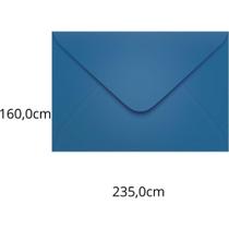 Envelope Convite Colorido 160X235 Az.royal Grecia 80G