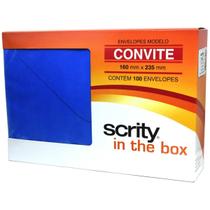 Envelope Convite Colorido 160X235 Az.royal Grecia 80G