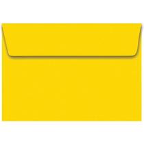 Envelope convite colorido 162x229mm amarelo c.plus 80g foroni